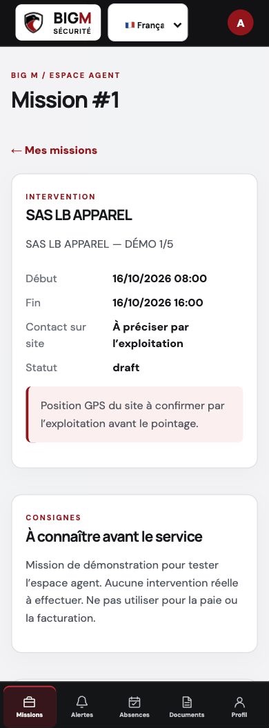 Détail d’une mission